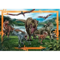 Jurassic World regatul dinozaurilor puzzle maxi supercolor de 104 bucăți - Clementoni imaginea 2