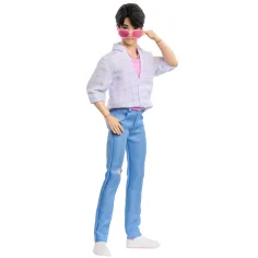 K-Pop Vânătorii de Demoni: Saja Boys Jinu păpușă de modă cu accesorii – Mattel imaginea 6