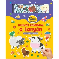 Kedves kalandok a tanyán! – carte interactivă cu figurine magnetice