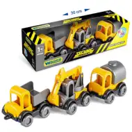 Kid Cars vehicule de muncă 3 bucăți set - Wader