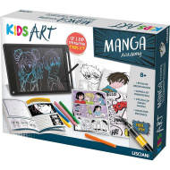 Kids Art: Academia de Manga carte de colorat creativă - Lisciani