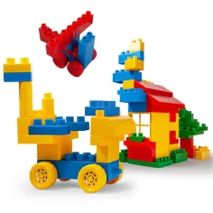 Kids Bloks blocuri de construcții 90 bucăți set - Wader imaginea 2