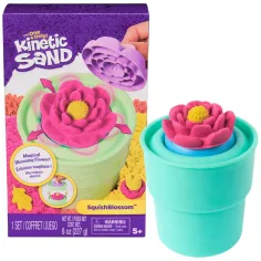 Kinetic Sand: Set de nisip modelabil Squish Blossom – Spin Master