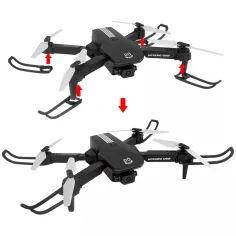 KOO: Kotaro 058 dron pliabil cu telecomandă cu cameră dublă și iluminare LED imaginea 5