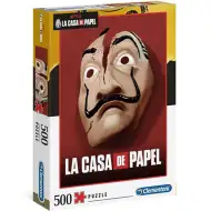 La Casa De Papel: Dali mască 500 bucăți puzzle - Clementoni