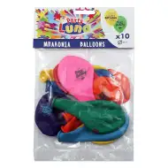 La mulți ani set baloane colorați 10 bucăți
