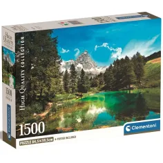 Lac albastru 1500 de piese HQC puzzle 84,5x59,5cm - Clementoni