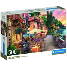 Lacul Como, Italia puzzle de 500 piese - Clementoni