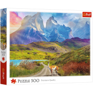 Lama în Patagonia puzzle de 500 de piese - Trefl