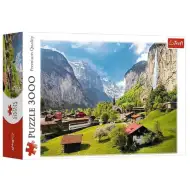 Lauterbrunnen, Elveția 3000 bucăți puzzle - Trefl