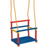 Leagăn colorat din lemn - Woodyland