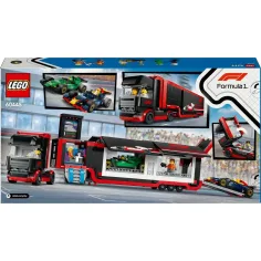 LEGO® City: Camion F1® cu mașinile RB20 și AMR24 F1® (60445) imaginea 5