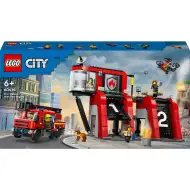 LEGO® City: Stație de pompieri și mașină de pompieri (60414)