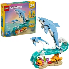 LEGO® Creator: Animale marine: Delfini minunați (31385)