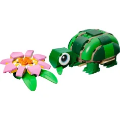 LEGO® Creator: Broască țestoasă cu o floare de nufăr (31377) imaginea 2