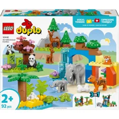 LEGO® DUPLO®: 3 în 1 familii de animale în sălbăticie (10446) imaginea 1