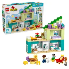LEGO® DUPLO®: 3 în 1 casă de familie modernă cu figurine (10470)
