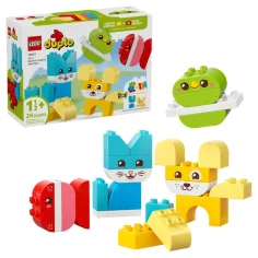 LEGO® DUPLO®: Creativ și drăguț, 3 în 1 animale de companie (10477)