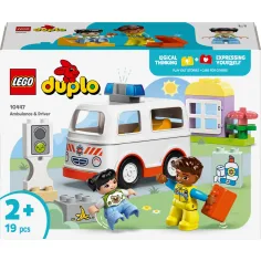 LEGO® DUPLO®: Mașină de salvare și șofer de salvare (10447)