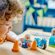 LEGO® DUPLO®: Motocicletă de poliție albastră (10471) imaginea 5