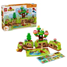 LEGO® DUPLO®: Pădure aventuroasă cu animale sălbatice (10480)