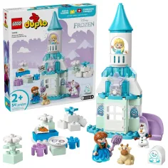 LEGO® DUPLO®: Petrecerea castelului de gheață a Annei și Elzei (10455)