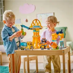 LEGO® DUPLO®: 3 în 1 zonă de construcție și utilaje (10476) imaginea 4
