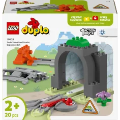 LEGO® DUPLO®: Set de accesorii pentru tunel și șine de tren (10425)