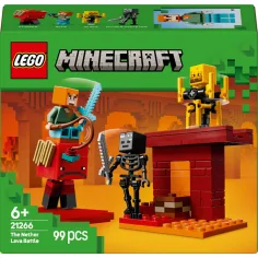 LEGO® Minecraft: Bătălia la lacul de lavă subteran (3299)