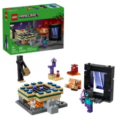 LEGO® Minecraft: Călătorie la Poarta Infernală și la Portalul Final (21584)