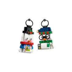 LEGO®: Ornamente de Crăciun cu omuleți de zăpadă (40812) imaginea 2