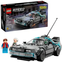 LEGO® Speed Champions: Înapoi în viitor mașina timpului (77256)