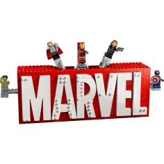 LEGO® Super Heroes: logo MARVEL și minifigurine (76313) imaginea 2