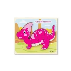 Lemn dinozaur formă puzzle mai multe variante imaginea 3