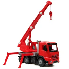 LENA: Mercedes-Benz Acros maşină de pompieri uriaşă 70cm imaginea 2