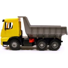 LENA: Mercedes-Benz Actros uriaş galben/negru 67cm imaginea 2