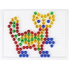 LENA: Mosaik biluțe transparente set creativ 10mm 140 bucăți imaginea 2
