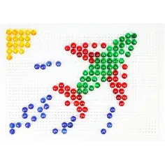 LENA: Mosaik biluțe transparente set creativ 10mm 260 de bucăți imaginea 3