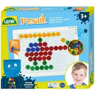 LENA: Mosaik biluțe transparente set creativ 15mm 80 de bucăți