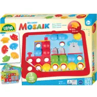 LENA: Mosaik set de joacă biluțe - Vehicule