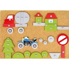 LENA: set de joacă 64 bucăți - Vehicule și transport imaginea 3