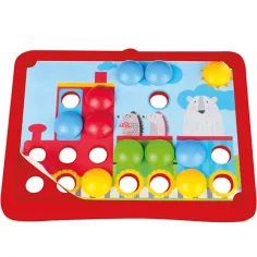 LENA: Set de joc Mosaik Puncte de început - Vehicule imaginea 2
