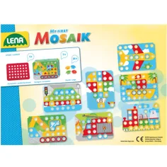 LENA: Set de joc Mosaik Puncte de început - Vehicule imaginea 3