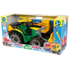 LENA: Tractor uriaş de culoarea galben/verde 65cm imaginea 2
