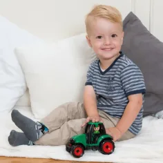 LENA: Truckies tractor cu figurină 17cm imaginea 4