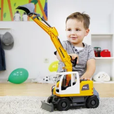 LENA: Worxx Liebherr A918 Litronic excavator 48cm imaginea 4