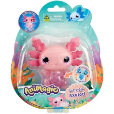 Let’s Glo Axolotl prieten luminos roz