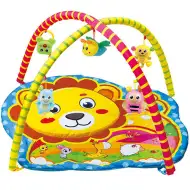 Leu baby covor de joacă cu animale de pluș 72x65x47cm