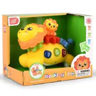 Leu legănător jucărie de baby cu efecte de sunete și lumini