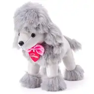 Lily pudel cenușiu pluș 25cm - Lumpin